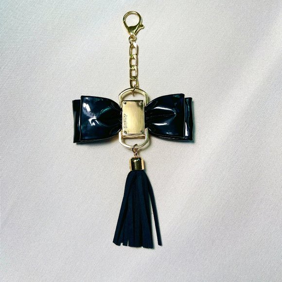 Deux Lux Joy patent leather XL Keychain/ bag charm - Picture 10 of 11